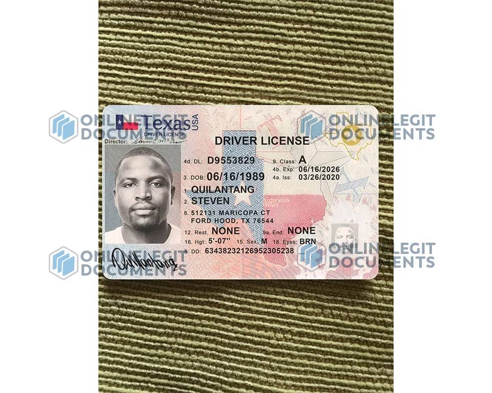 Texas Driver License - Buy real passport online