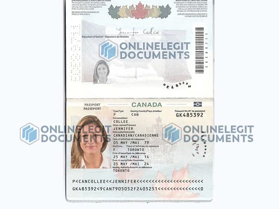 Canada passport